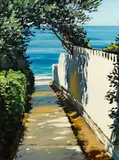 Christopher S. Gerlach, Path to the Sea: La Jolla, 1985, oil on canvas