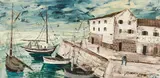 Charles Levier, Untitled, oil on board