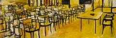 Auditorium by Roger Herman, 1987, oil on canvas, sold Sep 2014