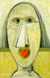Vladimir Cora, Mujer (Woman), 1996, acrylic on paper on cardboard