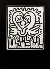 Kutztown Connection by Keith Haring, 1984, Offset lithograph on wove paper, sold Sep 2014
