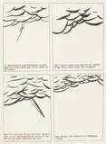 Untitled (As specialized as that mechanical gesture...) by Raymond Pettibon, 1988, Lithograph in colors on wove paper, sold Sep 2014