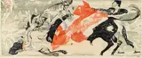 Frederick O'Hara, Picador, 1959, Woodcut in colors on wove paper