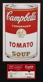 Andy Warhol, Campbell's Beef Barley Soup Large Label, c. 1965, Lithograph in colors on smooth wove paper