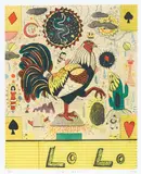 Tony Fitzpatrick, Emerald Spade; The Eternal Snake; and Lo Lo , 1996 (2); 1997, Etching in colors on chine collé to wove support, each initialed in pencil
