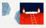 James Rosenquist, Towel, Star, Sunglasses; Other Great Cities (G. 118; 153), 1977; 1978, Lithographs in colors on wove paper