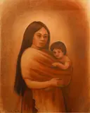 Edith Anne Hamlin, Yalálag woman; El guitarrero; Niña del mercado (a group of three), first