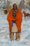 Marco Antonio Gomez, Winter in the land, oil on canvas