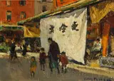 Jules Eugene Pages, Out for a walk, Chinatown, San Francisco