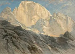 James Smillie, Half Dome, Yosemite, California, 1871, gouache and watercolor