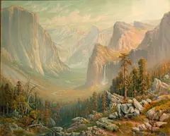 Jack Wisby, Yosemite Valley, oil on canvas