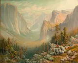 Jack Wisby, Yosemite Valley, oil on canvas