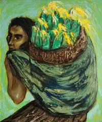 R. C. Gorman, Untitled, oil on canvas