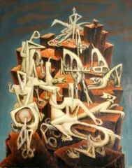 Robert Boardman Howard, Quarry's End, 1946, oil on canvas