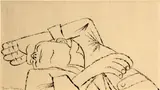 Ben Shahn, Coral Vets #8 - Dying Man