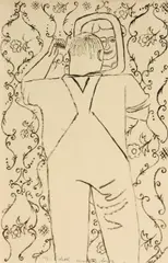 Ben Shahn, Vanity, ink on card