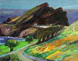 Lundy Siegriest, Untitled (Thought to be Goat Rock), 1965, oil on canvas
