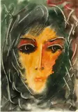 Anatoly Zverev, Untitled, 1977, watercolor on paper