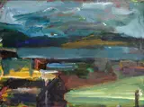 Terry St. John, From San Pablo Yacht Club, 1988, oil on board