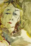 Anatoly Zverev, Untitled, 1972, watercolor on paper