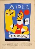 Joan Miró, Aidez L'Espagne (Help Spain) (D. 17)