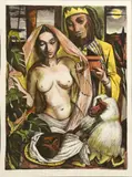 Benton Murdoch Spruance, Set Pieces; Salome and John (F./L. 279; 292), 1949; 1950, Color lithographs on wove paper, (F./L. 278) signed in pencil