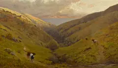 Thaddeus Welch, Marin County, Bolinas Bay, 1902, oil on canvas