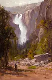 The Cascades, Yosemite by Thomas Hill, oil on canvas, sold Aug 2014