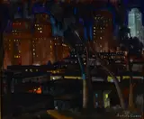 Rinaldo Cuneo, The city at night