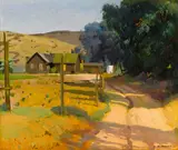 Arthur Grover Rider, Laguna village road