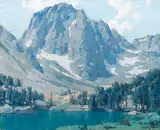 Mount Alice by Edgar Alwin Payne, oil on canvas, sold Aug 2014