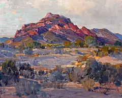 Granite reef by Hanson Puthuff, oil on canvas, sold Aug 2014