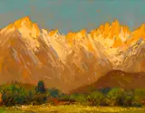 Alfred R. Mitchell, High Sierra, dawn
