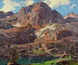 Sierra splendor by Edgar Alwin Payne, oil on canvas, sold Aug 2014