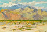 Franz Bischoff, San Gorgonio Mountain, oil on board