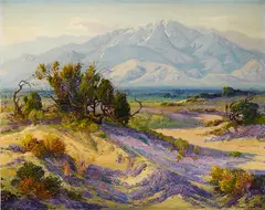 Fred Grayson Sayre, Purple splendor, oil on canvas