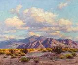 Paul A. Grimm, Purple hues, oil on board