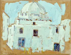 Rabat by Leon Gaspard, 1933, oil on canvas affixed to board, sold Aug 2014