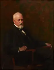 Ignaz Gaugengigl, A portrait of a seated gentleman, oil on canvas
