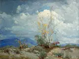 Victor Forsythe, In Santa Anita Wash, oil on board