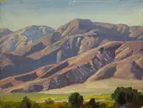 Paul A. Grimm, Mountain shadows; Sierras; Rolling hills (three), first and second signed 'Paul Grimm' (lower right); third signed 'P. Grimm' (lower left)