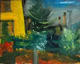 Julius Wasserstein, Untitled, 1952, oil on canvas