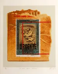 Alexei Semionov, Russian Sybill, 1993, Color screenprint on Arches paper