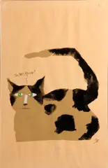 Saul Steinberg, The Paris Review?, 1967, Color lithograph on wove paper