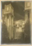 Francis Bruguière, Columns and Rotunda, Palace of Fine Arts, 1915, Gelatin silver print, on brown paper mounts