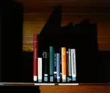 Clegg & Guttmann, Library & Information/Science Dictionaries, 1988, Cibachrome print, flush-mounted, plexiglas lamination, mounted to particle board
