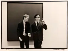 William John Kennedy, Andy Warhol and Robert Indiana, New York City, 1963, Gelatin silver print