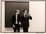 William John Kennedy, Andy Warhol and Robert Indiana, New York City, 1963, Gelatin silver print