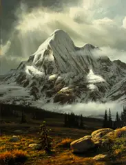 James A. Fetherolf, After the storm, Jasper National Park, oil on canvas