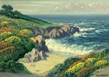 Carl Sammons, 17-Mile Drive, Carmel-by-the-Sea, oil on canvas board
